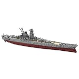 WANZPITS Classic Military WW2 IJN Yamato Battleship Architecture Model MOC-37260 Marine Armee Waffe Kriegsschiff Maßstab 1:200 Modulare Bausätze,(8717 Pieces)