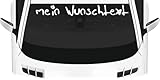 Generisch Aufkleber Wunschtext Frontscheibe Sticker Autoaufkleber Folie Schriftzug Windschutzscheibe Tuning Aufkleb