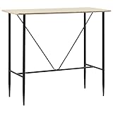 Bartisch Esstisch Tisch Bistrotisch Essplatz Stehtisch Bartheke Tresentisch, Beistelltisch Küchentheke Küchenbartisch, Eichenfarbe 120 x 60 x 110 cm MDF