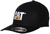 Caterpillar Herren Cap Trademark Stretch Fit - Schwarz - Large/X-Larg
