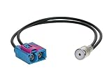 ACV 1521-22 ISO Doppel Fakra Antennenadapter für Audi/Seat/Skoda/VW
