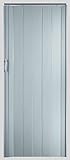 Falttür Schiebetür Farbe Edelstahl Look Höhe 202 cm Einbaubreite bis 96 cm Doppelwandprofil N
