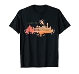 Liverpool Skyline - Wasserfarbe England UK Souvenir T-S