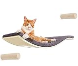 COSY AND DOZY Kit für eine Katze CHILL Deluxe | Katzen | Wand | Wandliege | Katzenliege | Haustierzubehör | Katze Zubehör | Haustierbett – 90 x 41 cm | Wandkratzbaum |Kletterschrit | S