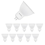 Metrix GU5.3 LED 240 Lumen Warmweiß Energiesparlampe AC 220-240 V, 3W LED Leuchtmittel, 3000 Kelvin ersetzt 30W Halogenlampen, 120 Grad Abstrahlwinkel Glühbirnen, 10 Stück