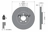 2x TEXTAR VORNE Bremsscheibe für VW Golf IV Schrägheck (1J1)