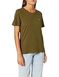 Tommy Jeans Damen Tjw Soft Jersey Tee T-Shirt, Northwood Olive, X-Larg