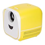 Maquer Tragbarer Mini-Projektor, High-Definition-Digitalprojektoren, 1080P Videoprojektor mit Fernbedienung Heimkino-Filmprojektor mit Eingebautem HiFi-Lautsprecher, Stereo-Surround-Sound-Effekte(EU)