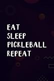 Gifts for men unique: Eat Sleep Pickleball Repeat Player Funny Cool Gift Christmas Quote: Pickleball, Thank You Gifts, Inspirational Gifts, Christmas ... Gifts For Dad, Mom, Wife, Husband, T