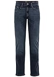Camel Active Herren 5-Pocket Houston Straight Jeans, Blau (Blue/Black 40), W34/L34 (Herstellergröße: 34/34)