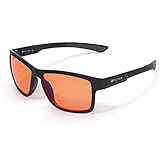 BlueX EVO - Gaming Brille 2.0 - TR90 Super Leicht - Mit blaulichtfilter 100% - Blaulichtfilter in drei Varianten für Gamer PCs und Büros - Computerbrill - Anti Müdigkeit, Anti b