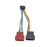 KIMISS AUX-Adapter mit 16 Pin, ISO-Adapter für Bus-Kabelbaum-Stecker, passend für Kenwood NC