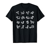 Origami Tiere T-Shirt Set Japanisches Papier Kunst Geschenk