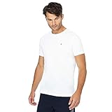 Tommy Hilfiger Herren Cotton cn Tee ss icon T-Shirt, Weiß (Classic White 100), X-Large (Herstellergröße: XL)