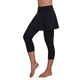 PMDKLSPQ Damen Tennisrock Skirt Sportrock Sport Fitness Yoga Kurz Rock Laufenrock Basic Dehnbaren Athletic Hosenrock Sportshorts Laufen Schnelltrock