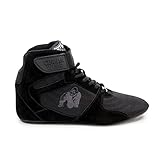 Gorilla Wear Perry High Tops Pro - schwarz/schwarz - Bodybuilding und Fitness Schuhe für Damen und Herren, 43