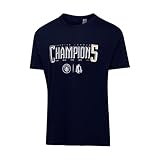 Manchester City Mens Premier League Champions 2021 Tshirt - Navy - S
