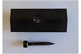 Universalclip Kunststoff für WPC/BPC Dielen 100 STK./Packung + Schraube (Serie Woodstore)