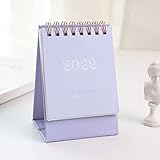 Dreamty 2022 Mini Desktop Kalender Büro Tagesplaner Planer Organizer Stand-Klappkalender (lila, 1 Stück)