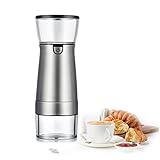 Flatware Kaffeemühle Kaffeebohnen Elektrisch mit Edelstahl Schlagmesser for Nüsse Gewürze G