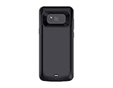 Ladehülle für Galaxy S8, umfassender Schutz, 5000 mAh, externer Akku, schlankes Backup, wiederaufladbar, Powerbank, Ladegerät, Pack für Samsung Galaxy S8 (5,8 Zoll), Schw