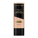 Max Factor Lasting Performance Foundation Soft Beige 105 – Langanhaltendes Flüssig Make-up – Für die perfekte, schwerelose Grundierung – 1 x 35