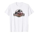 Jurassic Park Orange Gradient Sunset Logo T-S