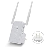 HJJH WiFi Range Extender, Mini Wireless WiFi-Signalverstärker mit externen Antennen, 360 Grad Full Coverage, Kompatibel, Erweitern Sie WiFi zu Smart Home-G