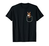 Lustiges Esel In Der Brusttasche Geschenk Muli Pocket T-S