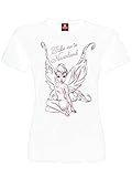 Tinkerbell DISNEY Take Me To Neverland Girl Shirt weiss, Größe:XL