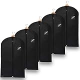 Bruce. 5 x Premium Kleidersack I 120 x 60 cm I Optimierte Materialstärke von 120 GSM I Hochwertige Kleiderhülle für Anzug und Kleid I Atmungsaktive Anzugtasche für Reisen (120 cm x 60 cm)