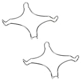 2 Pcs Gasherd Aufsatz Halter Topfträger Gasherd Aufsatz Ring Wok Rack Ständer Wok Ring Stützring Gasherd Ständer Gas Wok Support Gaskochfelder Kochtopf Wok Pan Stand Gaskocher Gitter Aufsatzring