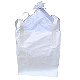F Fityle FIBC/Bulk/Ton Super Sack, 1 Tonne Flexibler Schüttgutbehälter Bigbag Tasche mit 4 S