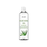 Aloe Vera Gel für Gesicht - Haare und Körper, 100% Pur und Bio, Natürliche Pflegende Feuchtigkeitscreme Moisturizer für Trockene Strapazierte Haut & Sonnenbrand 50ml (Transparent, One Szie)