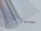 Folie Polycarbonat klar Top Qualität von alt-intech® (PC klar 0,5 mm, 1000 x 600)