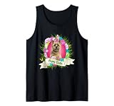 Frohe Ostern Cairn Terrier mit Hasenohren Eier cool Tank Top