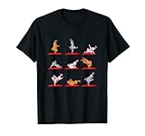 Kaninchen Yoga Posen Sport Hasen Yoga Hasen T-S