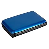 RFID Power Wallet Powerbank Blau | 2500 mAh | Zusatzakku für Smartphones, Tablets & Kameras | RFID Schutzhülle für Kreditk