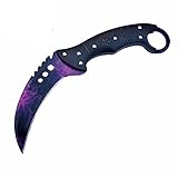 Vinyl-Aufkleber für CS Go Karambit Messer Marmor Verblassen Autoaufkleber 13 x 4,6