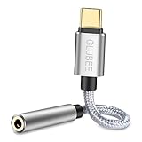 USB C Kopfhörer Adapter, GLUBEE UBS C auf 3.5 mm Klinke Adapter Audio für Pad Pro 2020, Samsung Galaxy S20/Note 20/S20 Plus, Huawei P30 Pro/P20/P20 Pro, OnePlus 8/7, Pixel 4/3