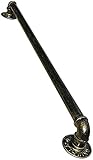 Vintage Bronze Handlauf für Außentreppen, Treppengeländer für Innen- und Außentreppen, Metall Schmiedeeisen Wandhalterung, Treppengeländer, Handläufe, Stützstange, Bronze (Größe: 420 cm)
