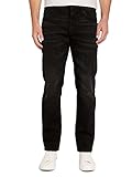 TOM TAILOR Herren 1029069 Marvin Straight Jeans, 10250-Used Dark Stone Black Denim, 33W / 30L