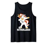 Dabbing Unicorn Netherlands Dabbing Unicorns Dab Netherlande Tank Top