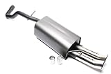 TA Technix Sportendschalldämpfer 2x76mm DTM Audi A3/Seat Leon/VW Golf IV/ New Beetle/New Beetle Cab