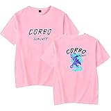 RAF Camora Merch Zukunft T-Shirt Frauen/Herren Casual XQCL T-Shirt Hip Hop Fans Top Tee, rose, S