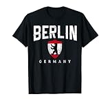 Berlin Deutschland Bär Flagge Souvenir Reise Deutschland T-S