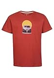 Elkline Herren VW-Bulli T-Shirt No Rules, Farbe:Burnt red, Größe:XL