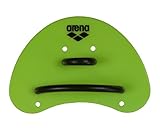 arena 95251 Unisex Schwimm Wettkampf Trainingshilfe Finger Paddle Elite für Unterarm-Krafttraining, Acid Lime-Black (65), S