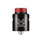 HellVape Dead Rabbit V2 RDA Clearomizer Set - Tröpfler oder Bottom Feeder - Farbe: schw