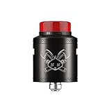 HellVape Dead Rabbit V2 RDA Clearomizer Set - Tröpfler oder Bottom Feeder - Farbe: schw